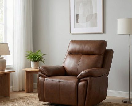 Ashby Power Recliner Armchair – Tan