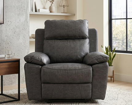 Huntington Smart Suite Fabric Electric Recliner Armchair – Dark Grey