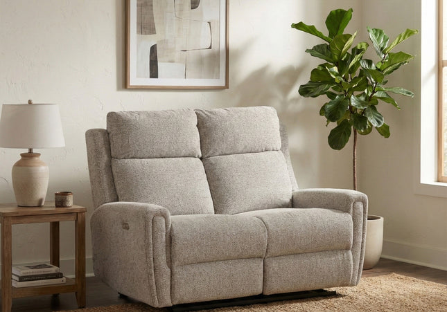 Mayfair 2 Seater Fabric Electric Recliner Sofa – Ash