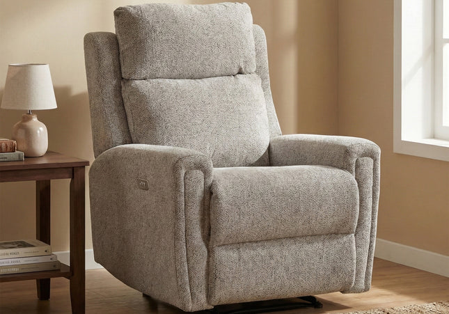 Mayfair Fabric Electric Recliner Armchair – Ash