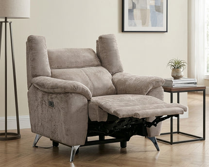 Monroe Fabric Electric Recliner Armchair – Fossil