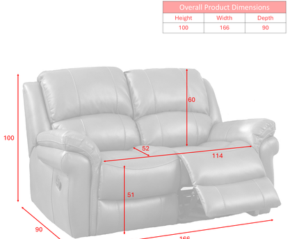 Farnham Leather Air 3 Seater + 2 Seater Power Recliner Sofa Set – Tan