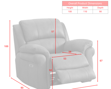 Farnham Ultra 3 Seater + Armchair + Armchair Fabric Power Recliner Sofa Set – Tan