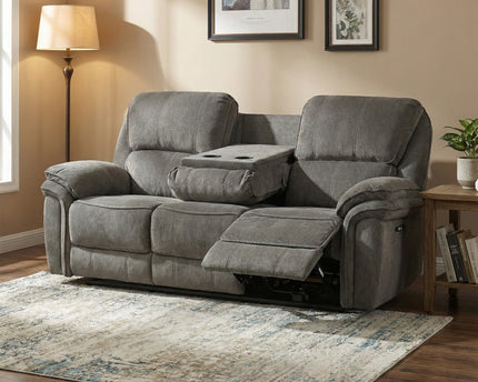 Westbury 3 Seater Fabric Electric Recliner Sofa – Grey