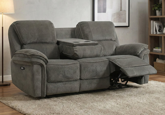 Westbury 3 Seater Fabric Electric Recliner Sofa – Grey