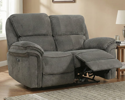 Westbury 2 Seater Fabric Electric Recliner Sofa – Grey