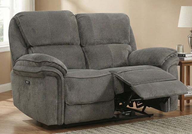 Westbury 2 Seater Fabric Electric Recliner Sofa – Grey