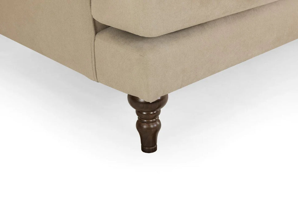 Turned wooden legs
