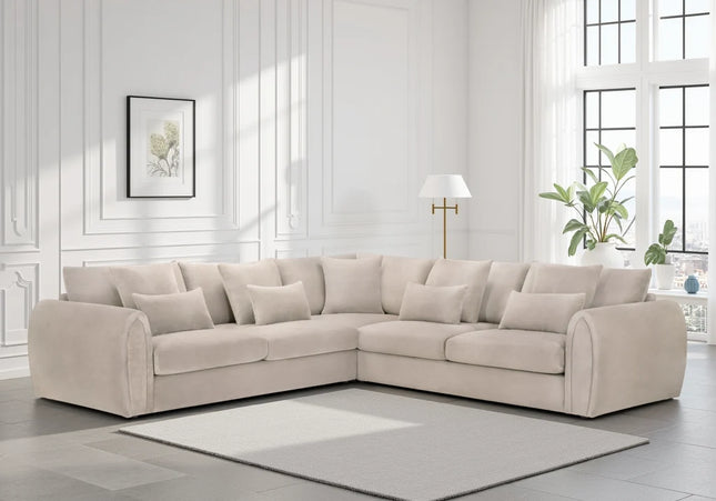 Mirabel Mocha 2c2 Larger Corner Sofa