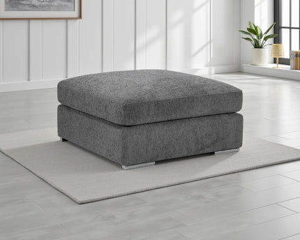 Naples Grey Footstool