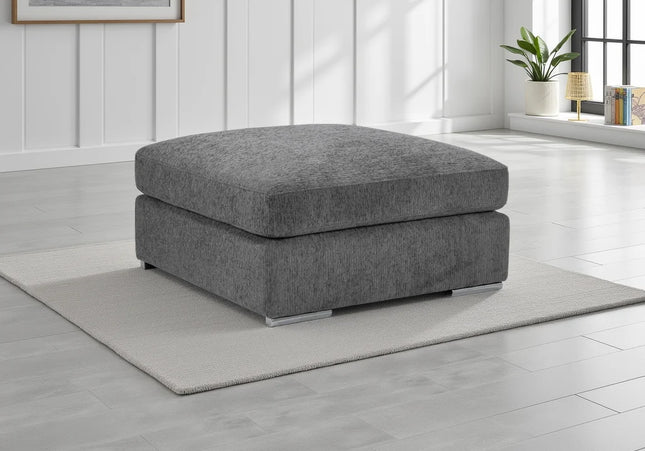 Naples Grey Footstool