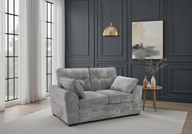Messina Grey 2 Seater Sofa