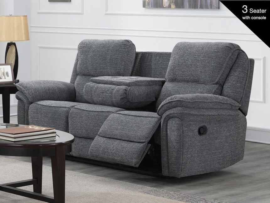 Belmont Manual Recliner 3 Seater