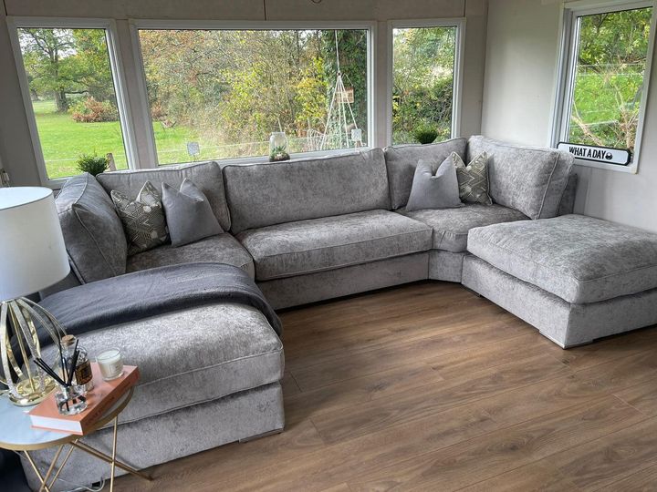 U Shape Sofa Truffle Formal Back Pay Weekly Sofas