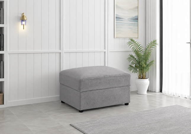 Mirabel Grey Footstool