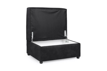 Oakmont Storage Foot Stool - Charcoal