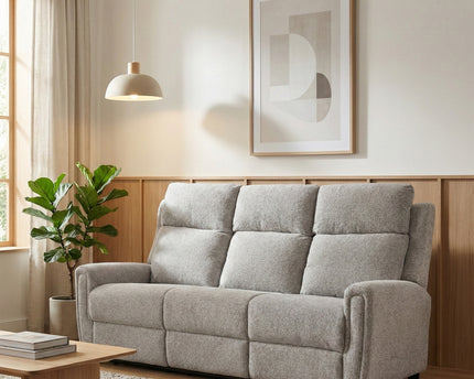 Mayfair 3 Seater Fixed Sofa – Ash