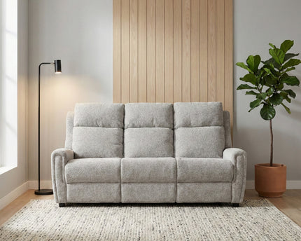 Mayfair 3 Seater Fixed Sofa – Ash