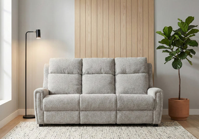 Mayfair 3 Seater Fixed Sofa – Ash