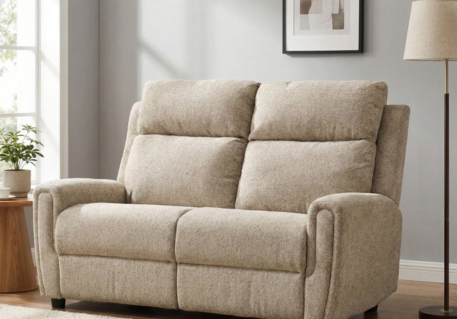Mayfair 2 Seater Fixed Sofa – Beige
