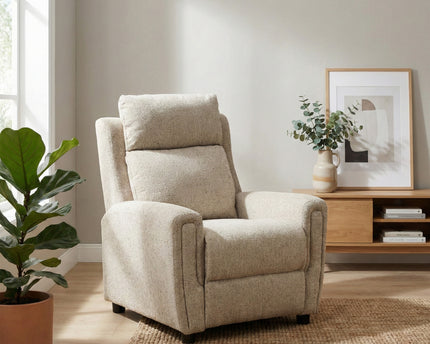 Mayfair Fabric Armchair – Beige