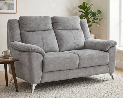 Monroe Fixed 2 Seater Sofa in Ash