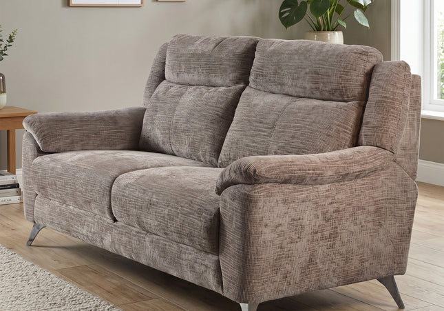 Monroe Fixed 3 Seater Sofa in Stone
