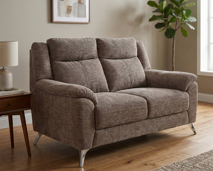 Monroe Fixed 2 Seater Sofa in Stone