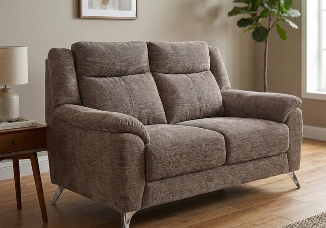 Monroe Fixed 2 Seater Sofa in Stone