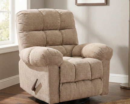 Cloud 3 Seater with Two Swivel Recliner Armchairs – Beige
