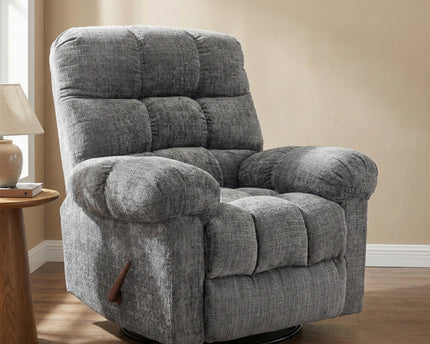 Cloud Manual Swivel Recliner Armchair – Graphite