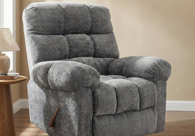 Cloud Manual Swivel Recliner Armchair – Graphite