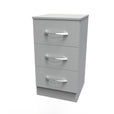 Dusk Grey / 3 Drawer Bedside