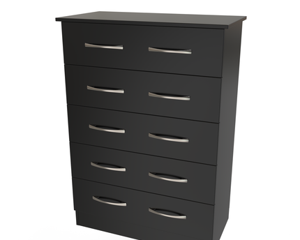 Avon Bedroom Collection In Black Matt