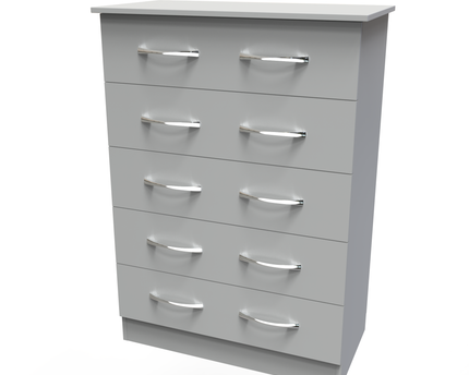 Avon Bedroom Collection Set In Dusk Grey