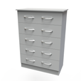 Dusk Grey / 5 Drawer Chest
