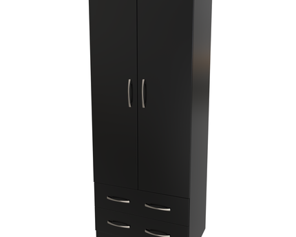 Avon Bedroom Collection In Black Matt
