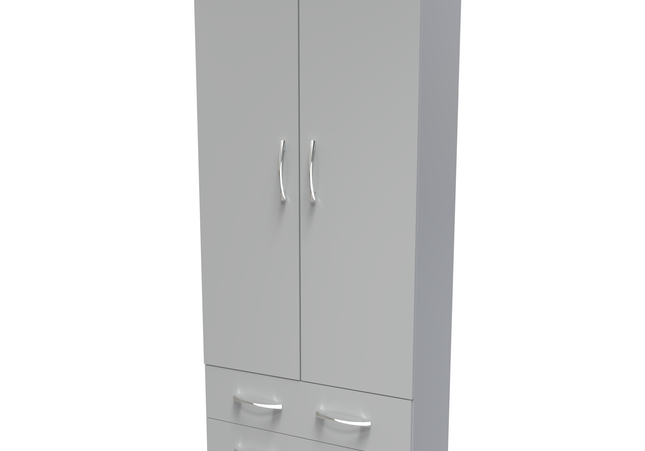 Avon Bedroom Collection Set In Dusk Grey