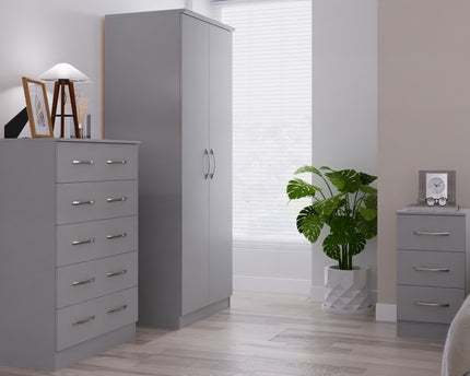 Avon Trio Bedroom Set In Dusk Grey