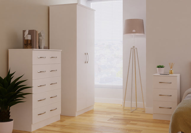 Avon Trio Bedroom Set In White