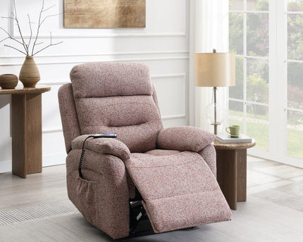 Arianna Rise & Recline Chair In Berry