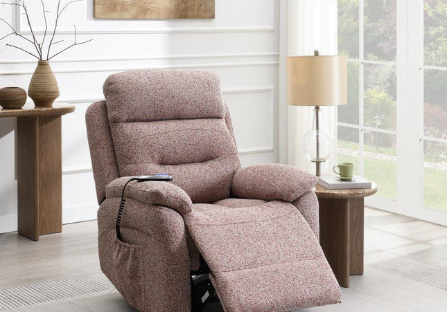 Arianna Rise & Recline Chair In Berry