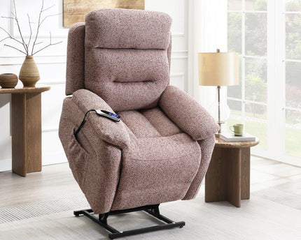 Arianna Rise & Recline Chair In Berry