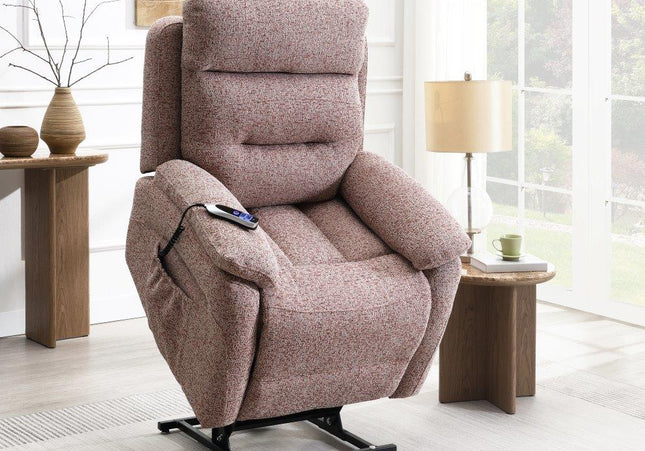 Arianna Rise & Recline Chair In Berry