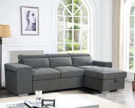 Artemis Sofa Bed Universal Corner Sofa – Grey