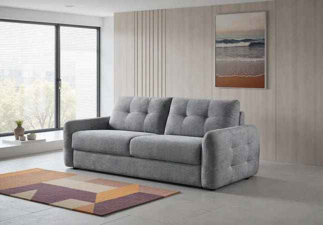 Athens Sofa Bed 3 Seater In Grey