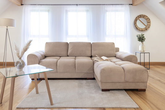 Azzuro Sofa Bed - Universal Corner - Mocha