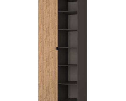 Bora Bedroom Collection In Oak And Graphite