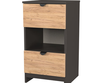 Bora Bedroom Collection In Oak And Graphite