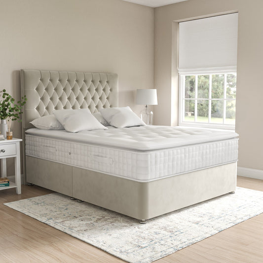 Chesterfield Headboard - Divan Bed